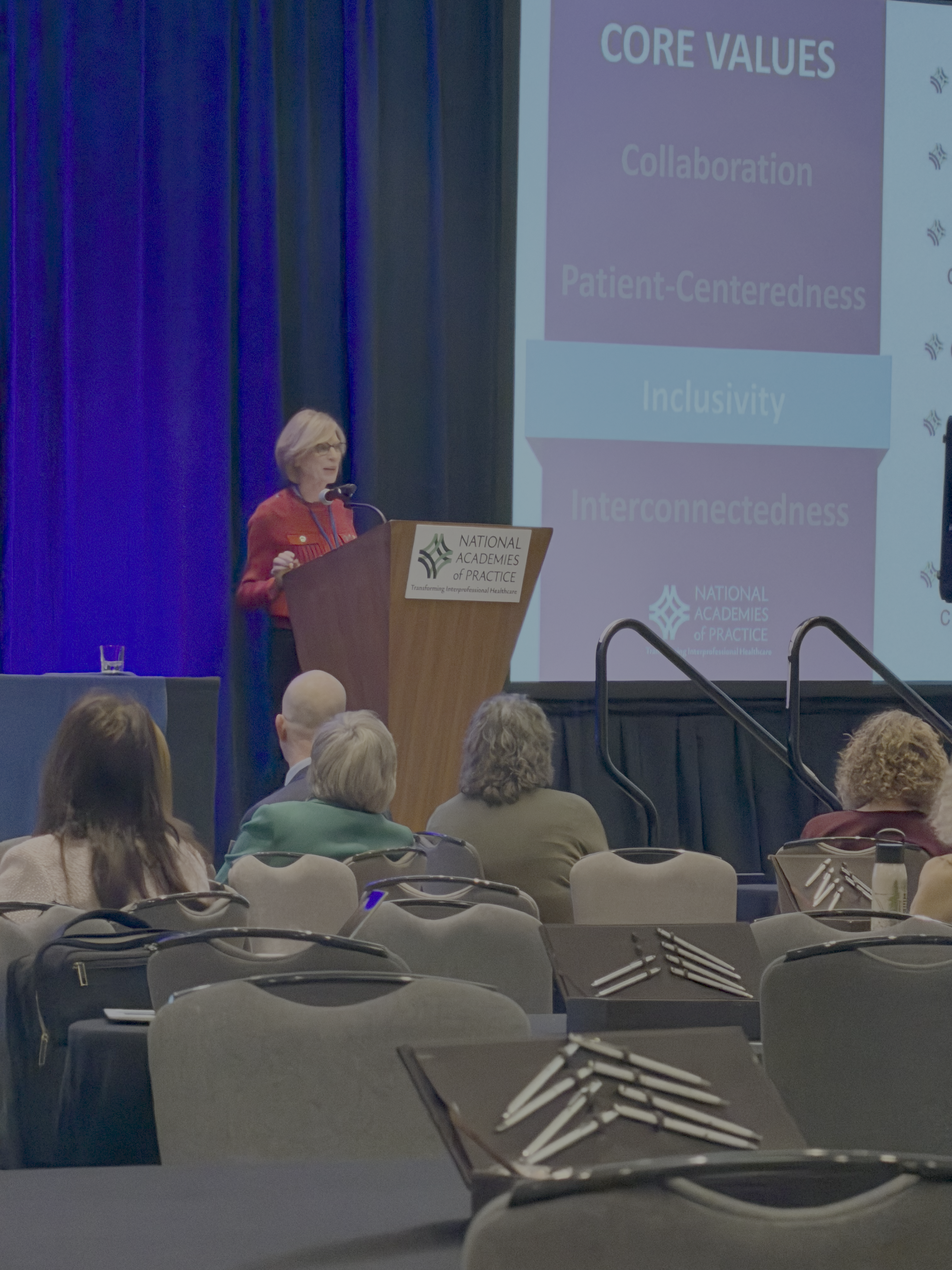 Andrea Pfeifle addresses NAP attendees