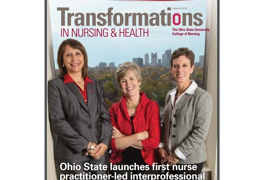 Front of a Transformations in Nursing magazine